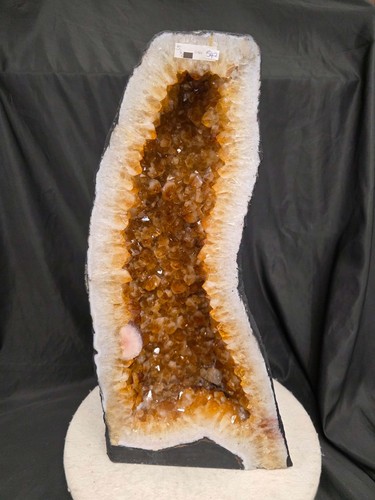 Tall citrine geode 542 crystal - tall,