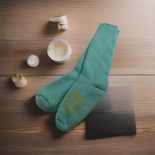 VTG Womens Socks Wigwam NOS 90s Zermatt Over The Calf Turquoise 7-9 USA