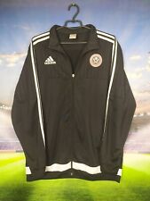 Sheffield United Training Football Jacket Black Adidas Mens Size XL