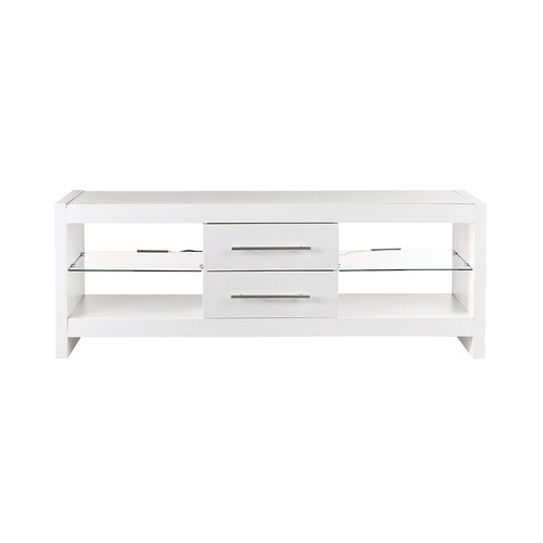 White stand cabinet 140cm - white, tv