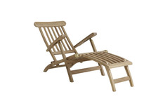Teak Steamer Chair / Sun