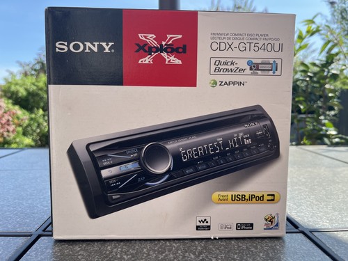 Sony xplod cdx gt540ui - xplod, cdx-gt540ui