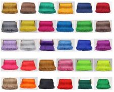 15 cm 20 cm Long Fringing Tassel Trim Fringe Dress Dance-Wear Lace Ribbon UK