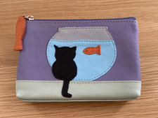Tula leather cat & fish design