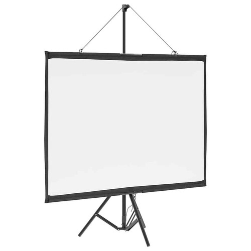 Projection screen with tripod - with,