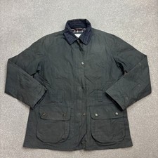 Wax Jacket Womens Large Blue