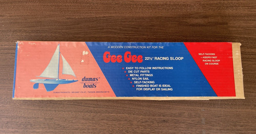 Vintage dumas boat gee - boat,