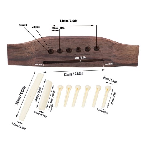 Acoustic guitar bridge - acoustic,