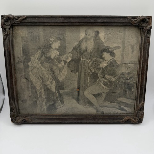 Antique romeo juliet - antique, print