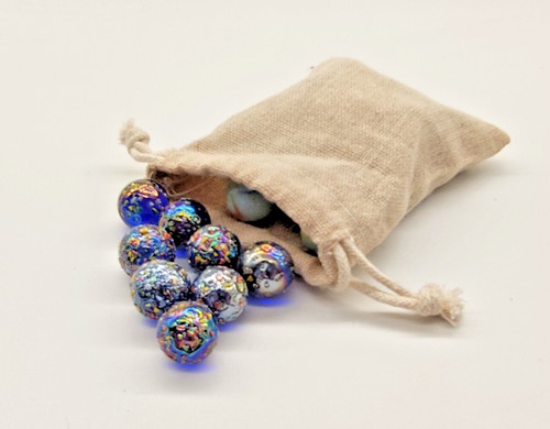 Round glass marbles cloth - marbles,