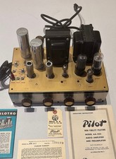 Pilot Radio Corporation Pilotone AA-903 Mono Tube Amplifier w Manual