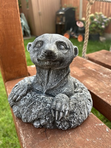 Meerkat concrete garden - meerkat,