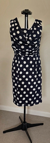 Alexon black white polka dot - alexon,