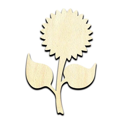 Sunflower laser cut out - cut,