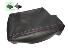 Armrest Lid Cover For Bmw 3 E36 1991-1999 Carbon Fiber Look Vinyl /// Stitch