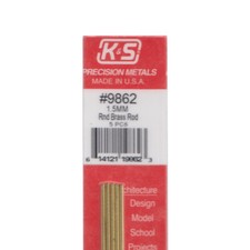K&S Round Metric Brass Rods