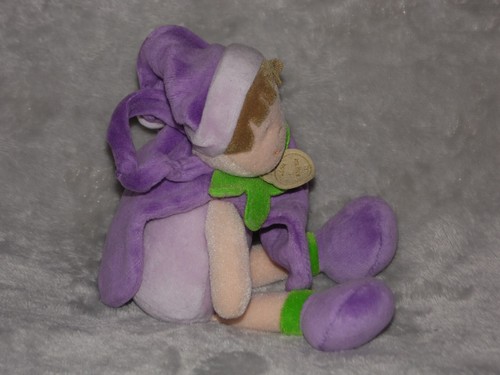 Doudou compagnie aubergine - et,
