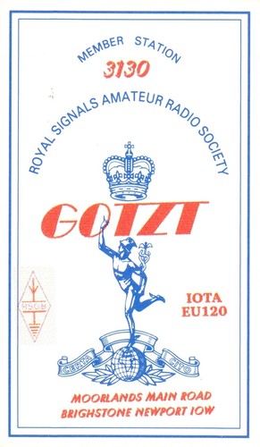 Qsl card radio uk - qsl, rsars