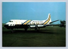 BAF BRITISH AIR FERRIES VICKERS VISCOUNT VINTAGE AIRLINE ISSUE POSTCARD 2