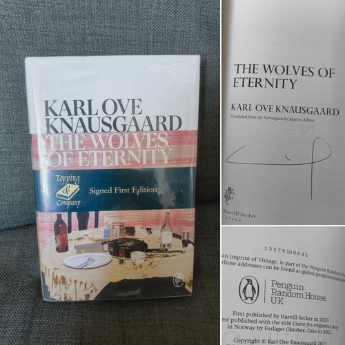 Signed karl ove knausgaard - signed,