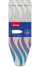 Vileda Total Reflect Ironing Board Cover - Fabric Grey 120–130 x 38-45 cm UK