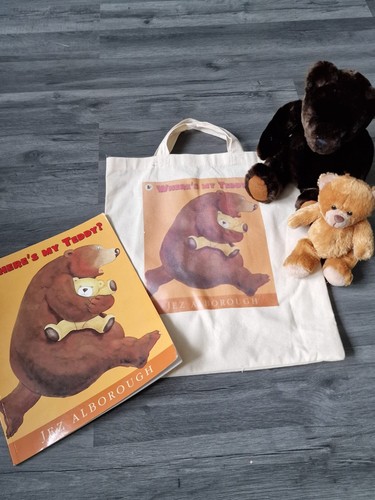 Where teddy story book - where's,