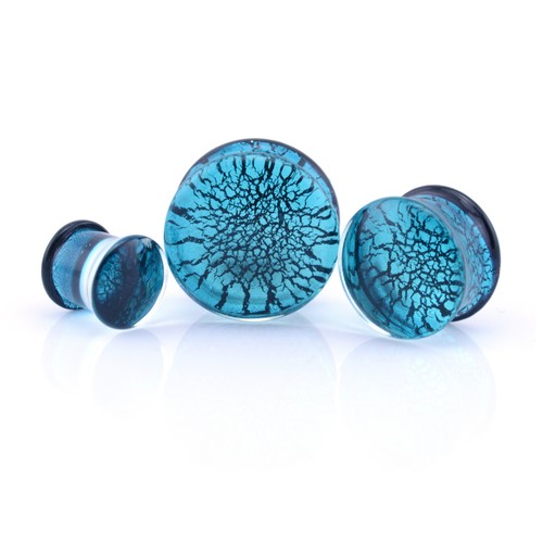 Ear plugs dichroic glass pyrex - glass,