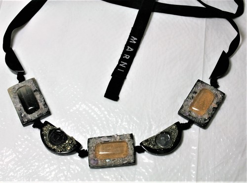 Marni geometric resin necklace - marni,