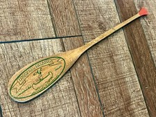 Vintage BEAVER BRAND Paddles & Oars WOOD Salesman Sample Leatherwood Co. 16.25"