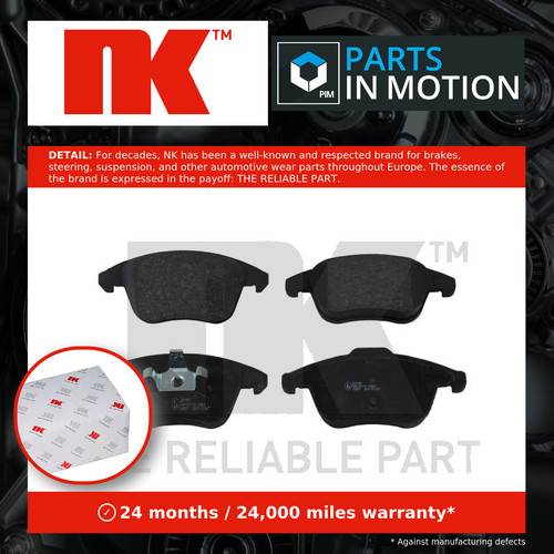 Brake pads set fits citroen - pads,