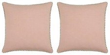 Habitat Masie Pink Reversible Cushion 45cm Scatter Lumbar Square Sofa 1789102 x2