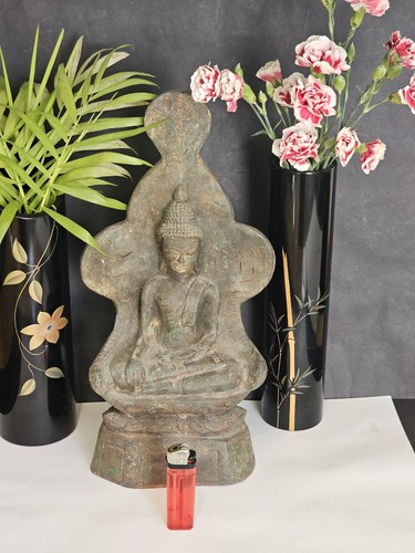 Ancient bronze burmese buddha - bronze,