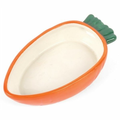 Happy pet carrot - shaped, bowl