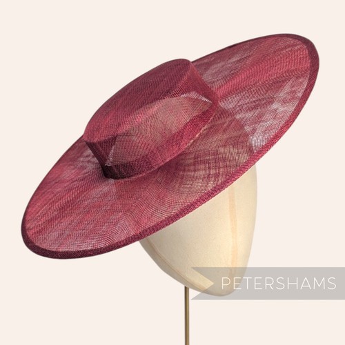 Large brim sinamay boater - large,