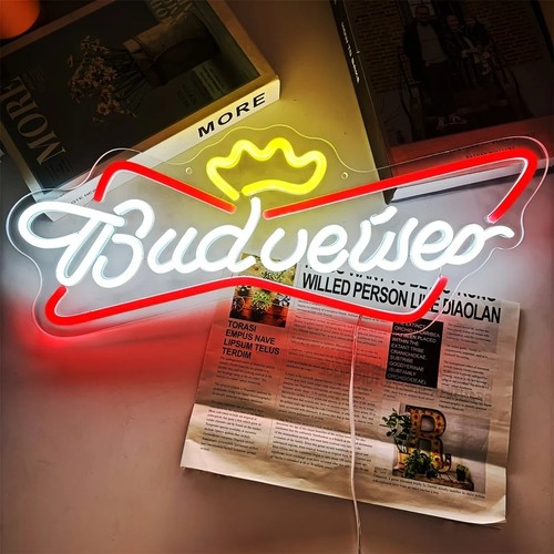 Budweiser beer neon led - led, sign