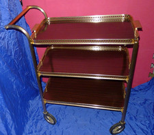 Vintage 3 tier tea trolley
