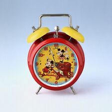 Vintage Mickey & Minnie Mouse Disney Twin Bell  Alarm Clock 1988 House Martin