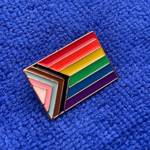 Progress pride rainbow badge - progress,