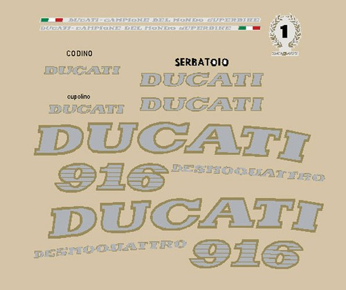 Ducati 916 desmoquattro - ducati, '94