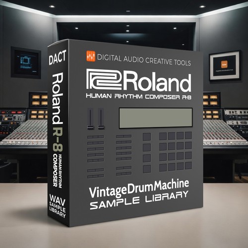Roland drum machine sample - r-8,