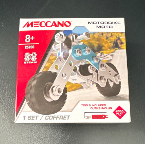 Meccano stem motorbike - meccano,