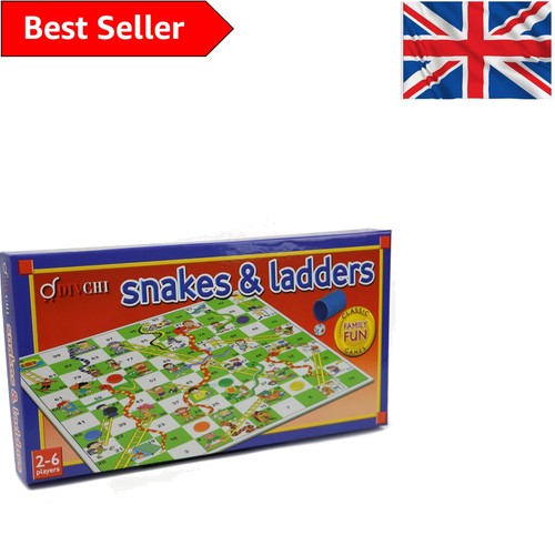 Classic snakes ladders game - snakes,