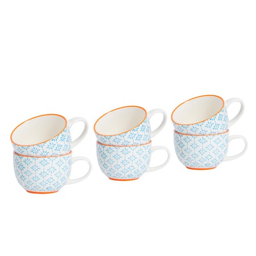 Hand printed cappuccino - hand-printed,