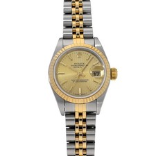ROLEX Datejust 79173 Champagne tapestry WATCH 695023