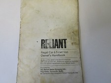 RELIANT REGAL  CAR  & 5 CWT
