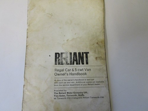 Reliant regal car - ,