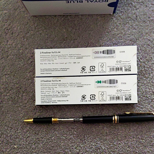 Montblanc resin ballpoint pen - ballpoint,