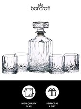Whiskey Decanter Glasses Cut