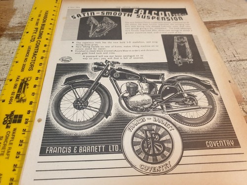 1954 francis barnett falcon - 1954,