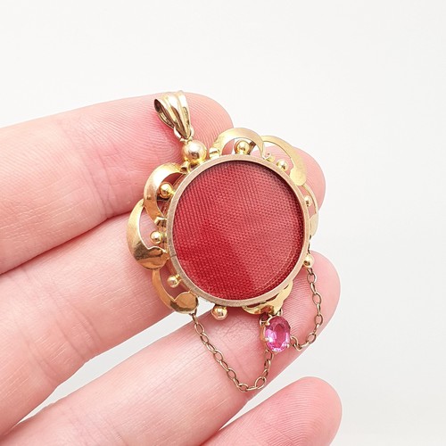 Antique 9ct gold locket - 9ct,